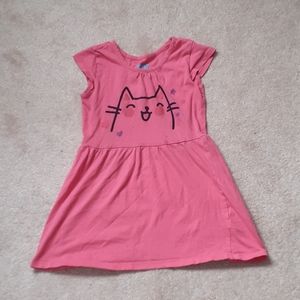 Pink kitty dress